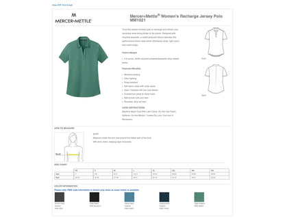 Mercer+Mettle® Women’s Recharge Jersey Polo